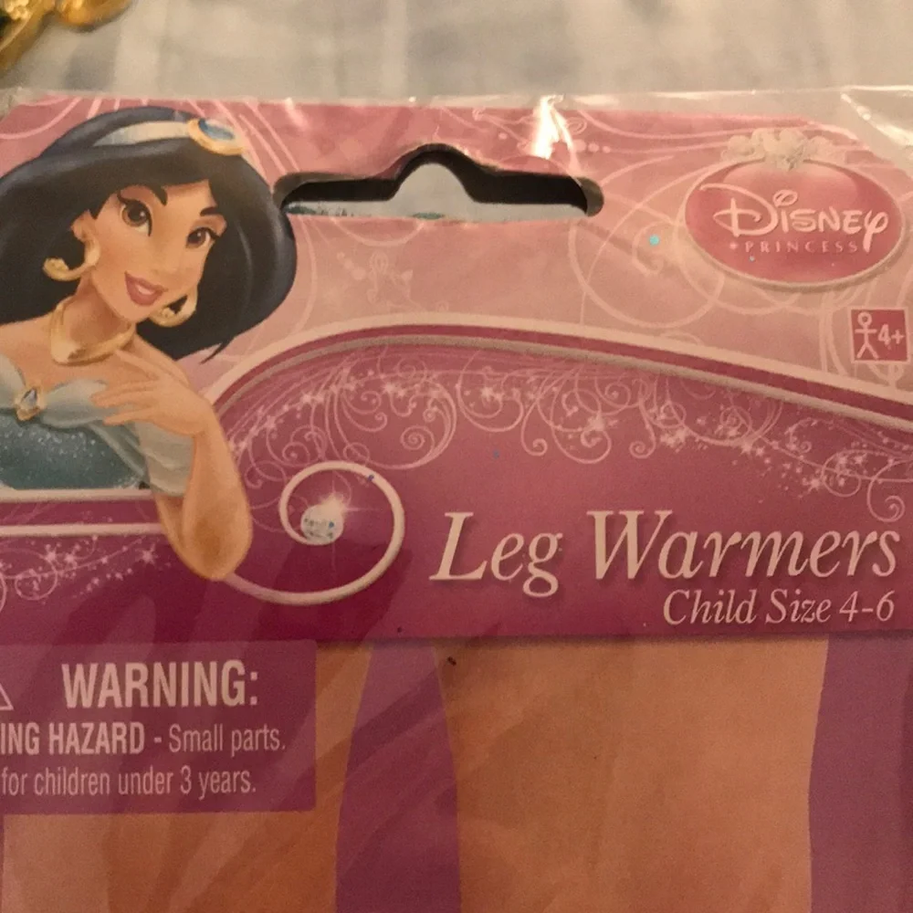 Disney Jasmine Leg Warmers Kids Custom Blue
